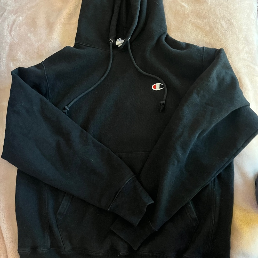 Champion Black Hoodie